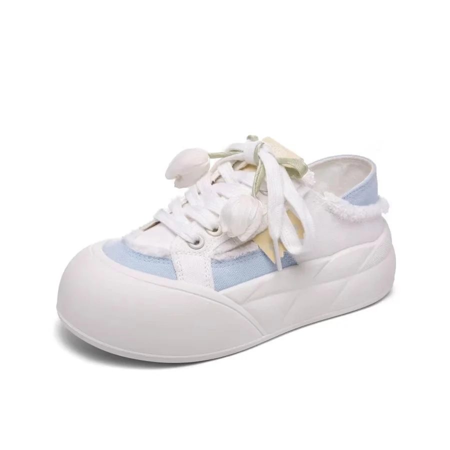 Damen Sneaker mit floralem Schnürsenkel und trendigem Design Heidi Mode - Image 5