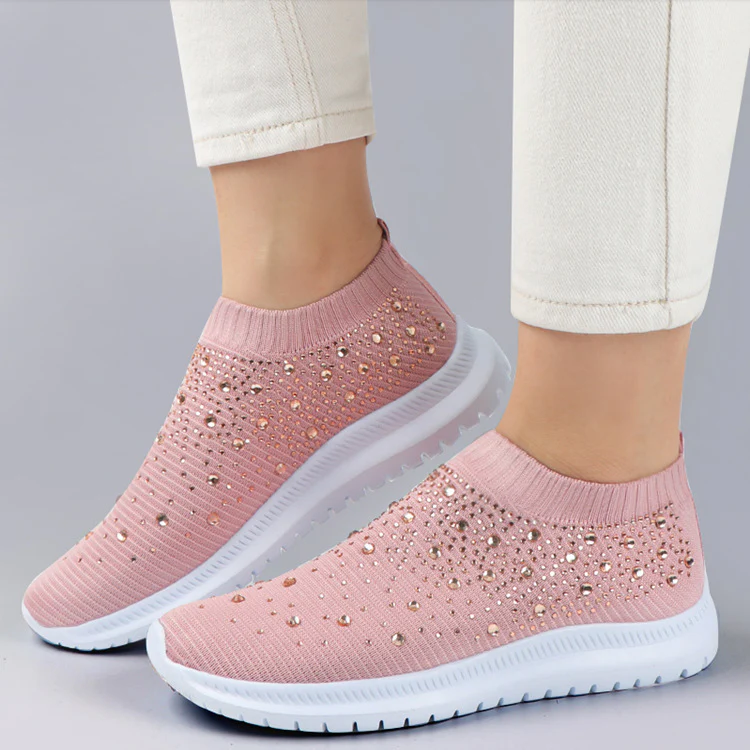 Damen Sneaker mit funkelnden Strassdetails Heidi Mode - Image 2