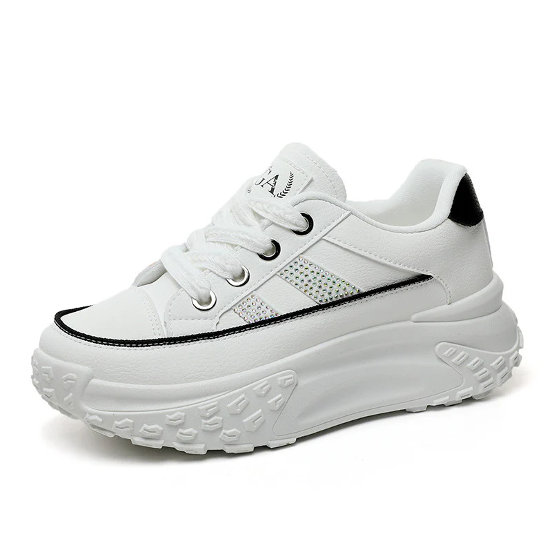 Damen Sneaker mit hochgezogenem Sohlenprofil und reflektierendem Design Heidi Mode - Image 5