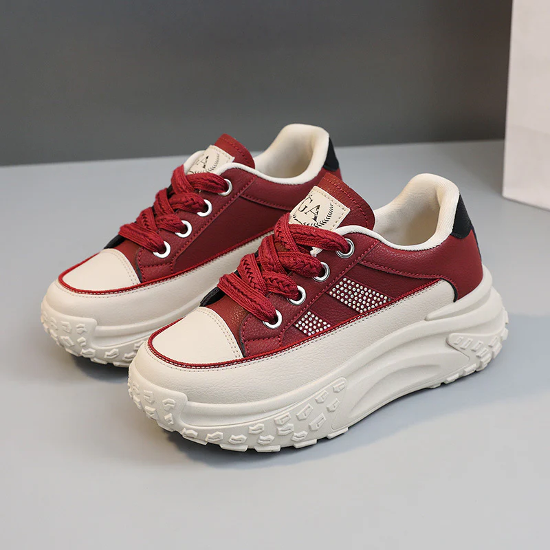 Damen Sneaker mit hochgezogenem Sohlenprofil und reflektierendem Design Heidi Mode - Image 7