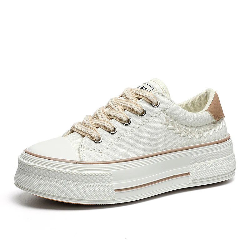 Damen Sneaker mit hoher Plateausohle und atmungsaktivem Obermaterial Heidi Mode - Image 5