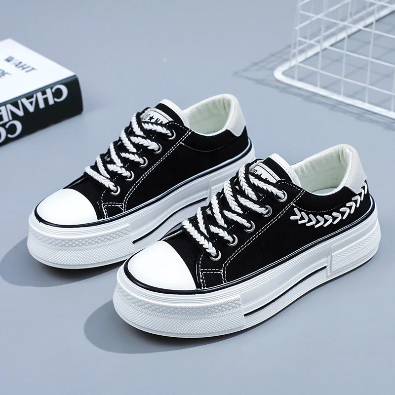 Damen Sneaker mit hoher Plateausohle und atmungsaktivem Obermaterial Heidi Mode - Image 8