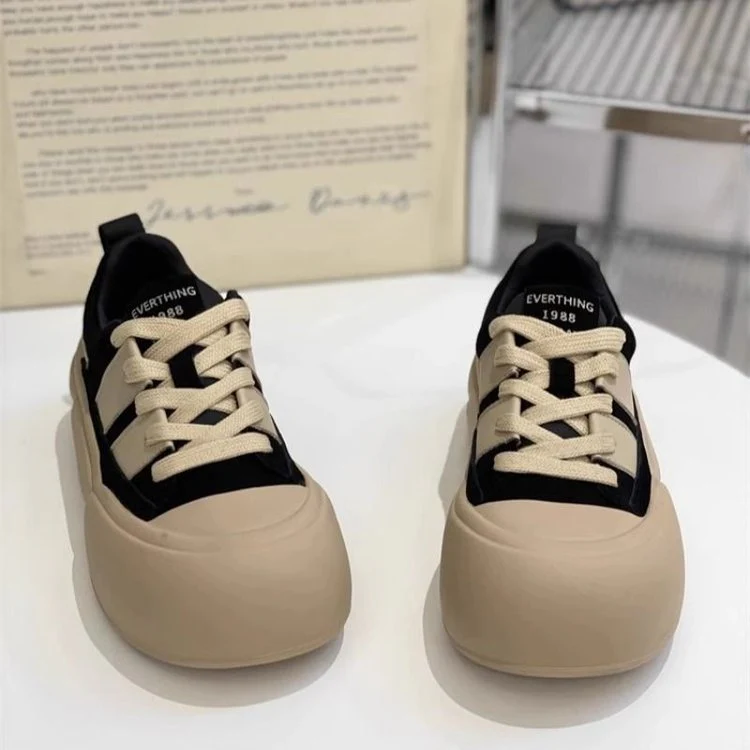 Damen Sneaker mit hoher Profilsohle und atmungsaktiver Obermaterialstruktur Heidi Mode - Image 5