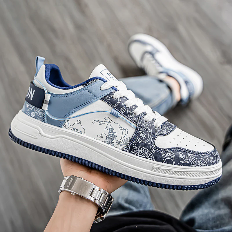 Damen Sneaker mit kunstvollem Design und atmungsaktivem Obermaterial Heidi Mode - Image 4
