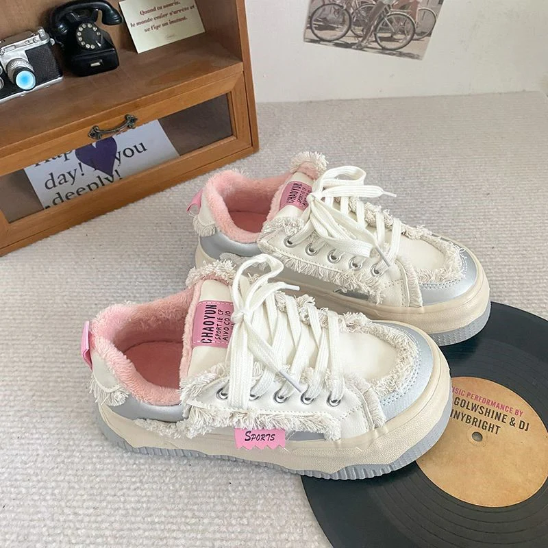 Damen Sneaker mit kuscheligem Innenfutter und rutschfester Sohle Heidi Mode - Image 2