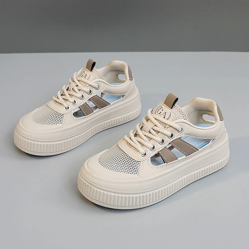Damen Sneaker mit luftdurchlässiger Mesh-Oberfläche und sportlichem Komfort Heidi Mode - Image 7