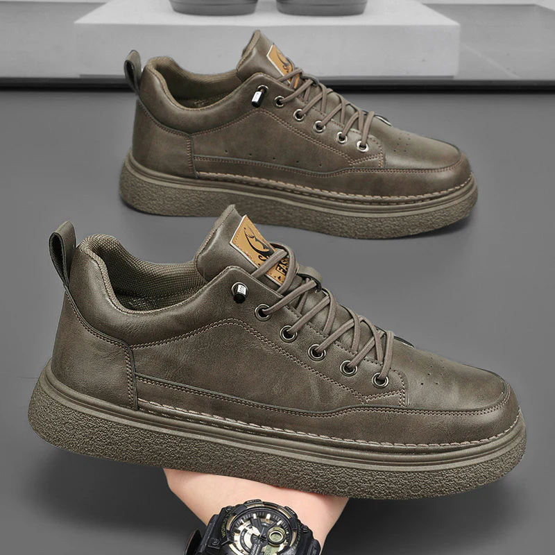Damen Sneaker mit modernem Design und robustem Lederoberteil Heidi Mode - Image 2