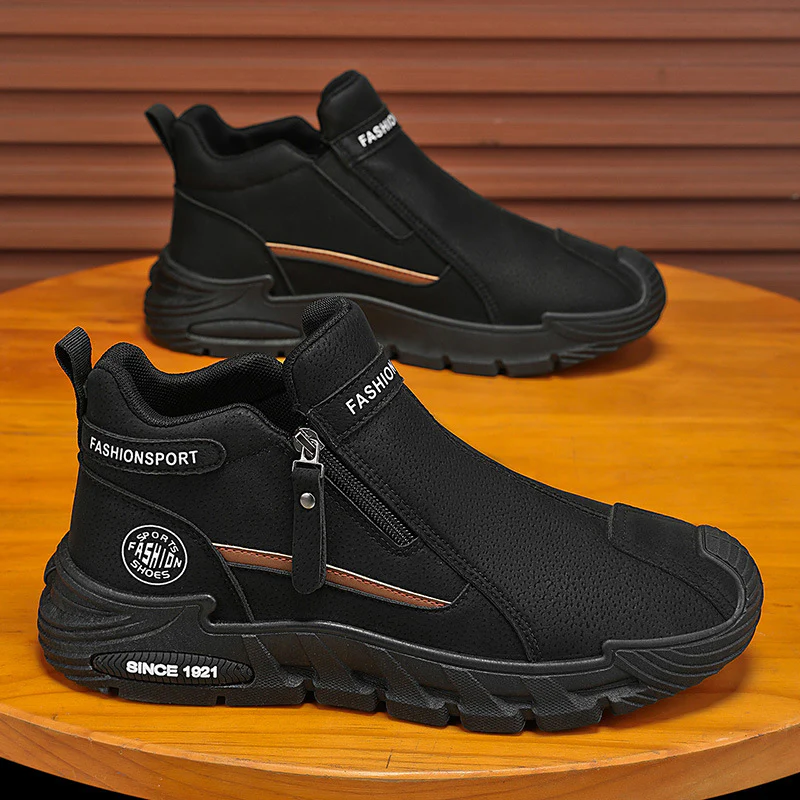 Damen Sneaker mit modischem Reißverschluss und atmungsaktivem Futter Heidi Mode - Image 6