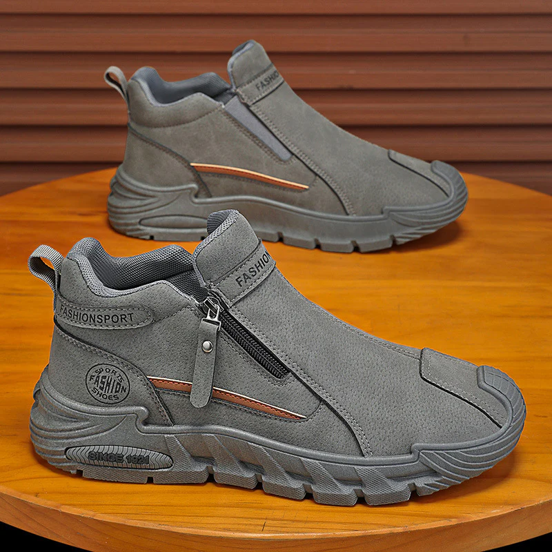 Damen Sneaker mit modischem Reißverschluss und atmungsaktivem Futter Heidi Mode - Image 7