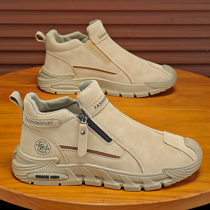 Damen Sneaker mit modischem Reißverschluss und atmungsaktivem Futter Heidi Mode - Image 8