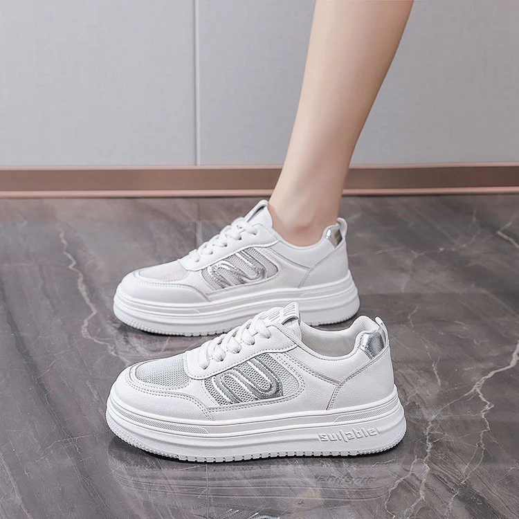Damen Sneaker mit rutschfester Sohle und atmungsaktivem Mesh-Obermaterial Heidi Mode