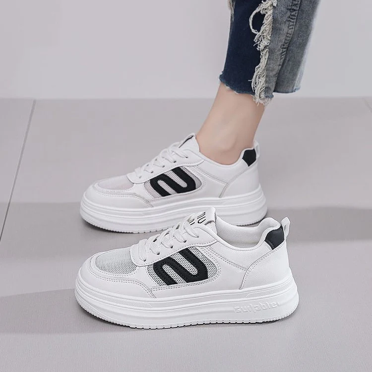 Damen Sneaker mit rutschfester Sohle und atmungsaktivem Mesh-Obermaterial Heidi Mode - Image 2