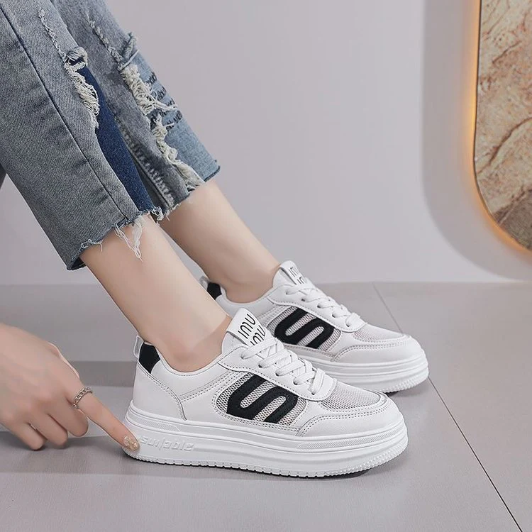 Damen Sneaker mit rutschfester Sohle und atmungsaktivem Mesh-Obermaterial Heidi Mode - Image 4