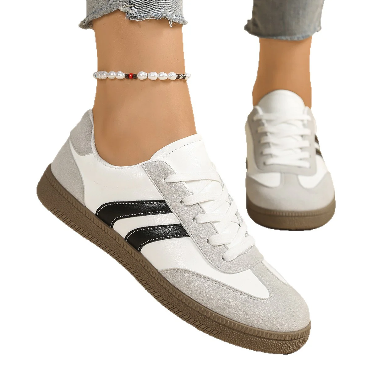 Damen Sneaker mit sportlichem Design und atmungsaktiver Oberfläche Heidi Mode - Image 5