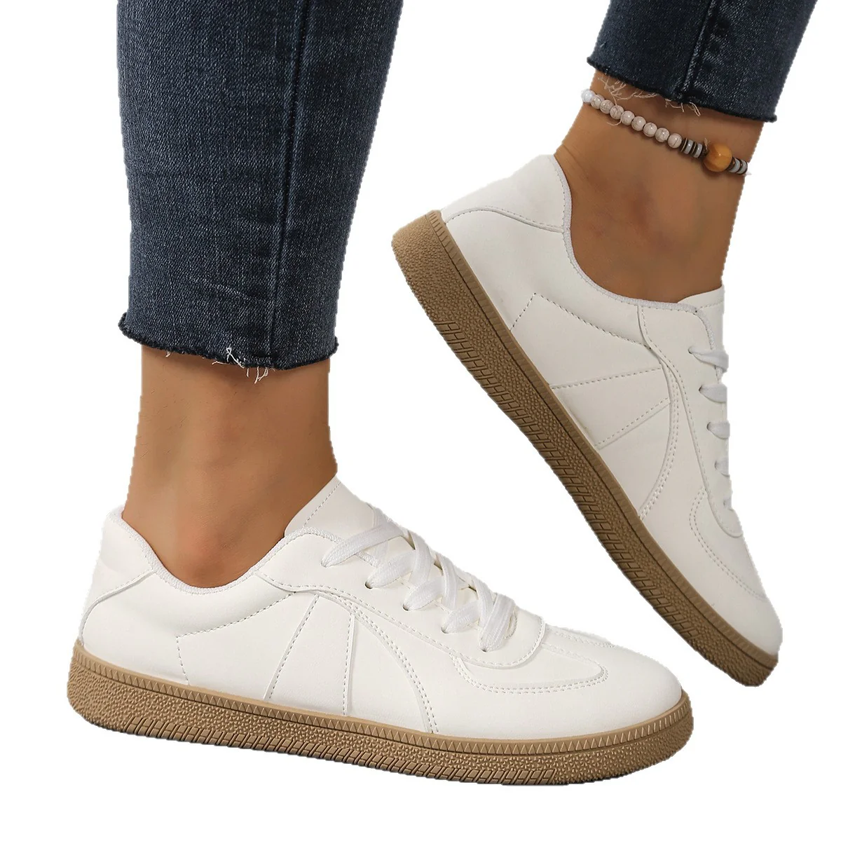 Damen Sneaker mit sportlichem Design und strapazierfähiger Gummisohle Heidi Mode - Image 5