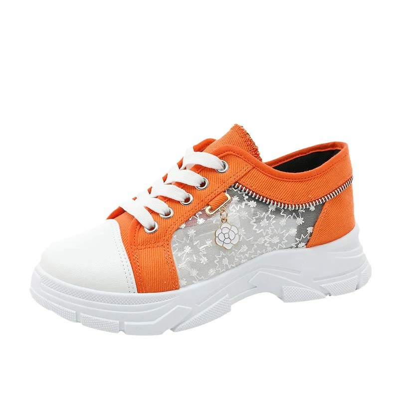 Damen Sneaker mit transparenten Einsätzen und modischem Reißverschluss Heidi Mode - Image 5