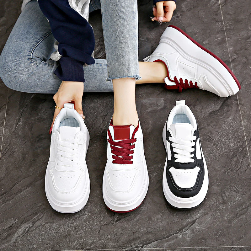 Damen Sneaker mit trendiger Plateau-Sohle und sportlichem Design Heidi Mode - Image 4