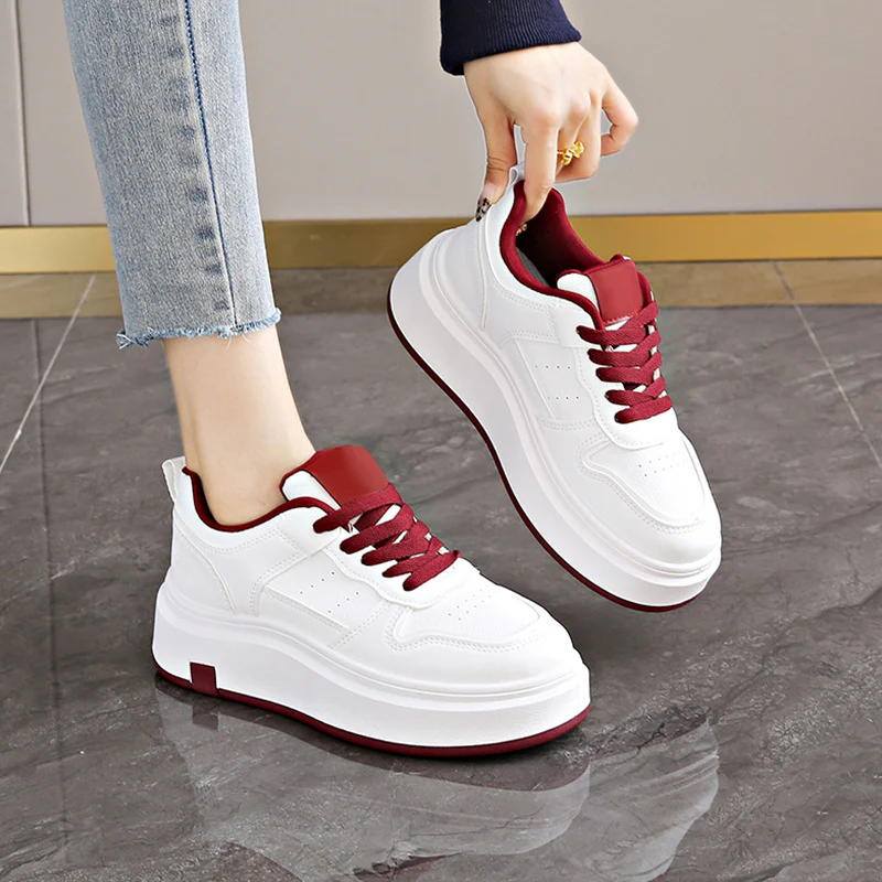 Damen Sneaker mit trendiger Plateau-Sohle und sportlichem Design Heidi Mode - Image 6