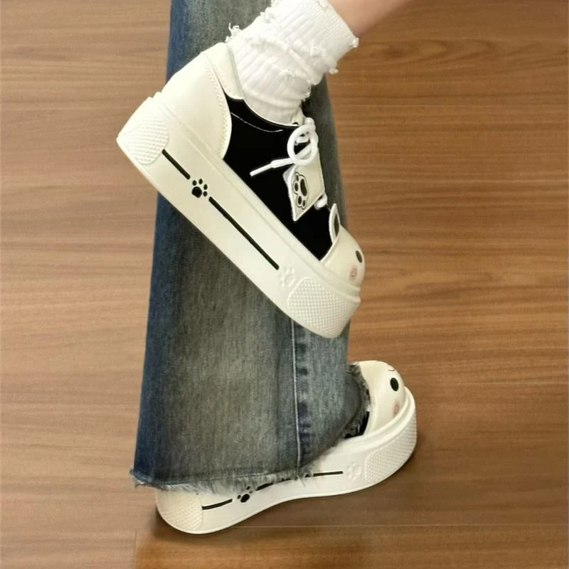 Damen Sneaker mit verspieltem Tiermotiv und weicher Sohle Heidi Mode - Image 2