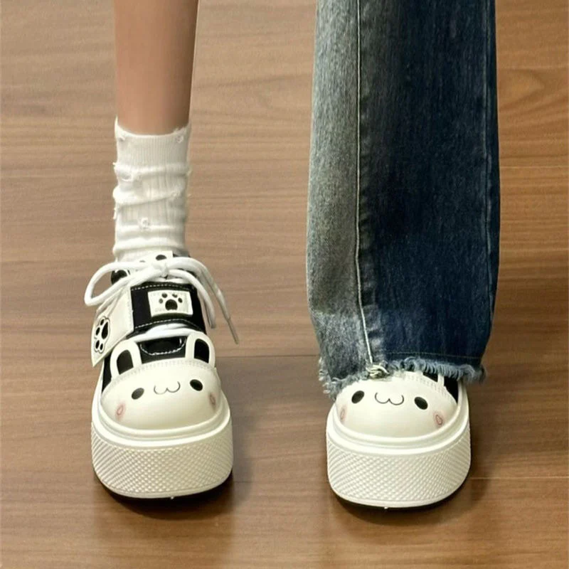 Damen Sneaker mit verspieltem Tiermotiv und weicher Sohle Heidi Mode - Image 7