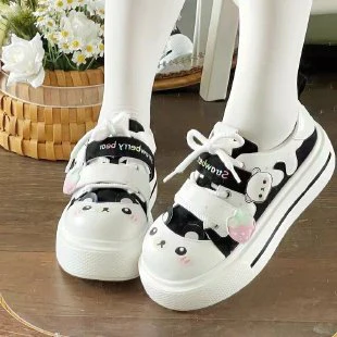Damen Sneaker mit verspielten Tiermotiven und doppeltem Klettverschluss Heidi Mode - Image 2