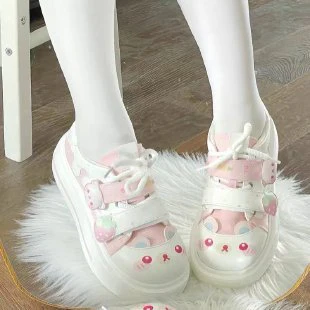 Damen Sneaker mit verspielten Tiermotiven und doppeltem Klettverschluss Heidi Mode - Image 3
