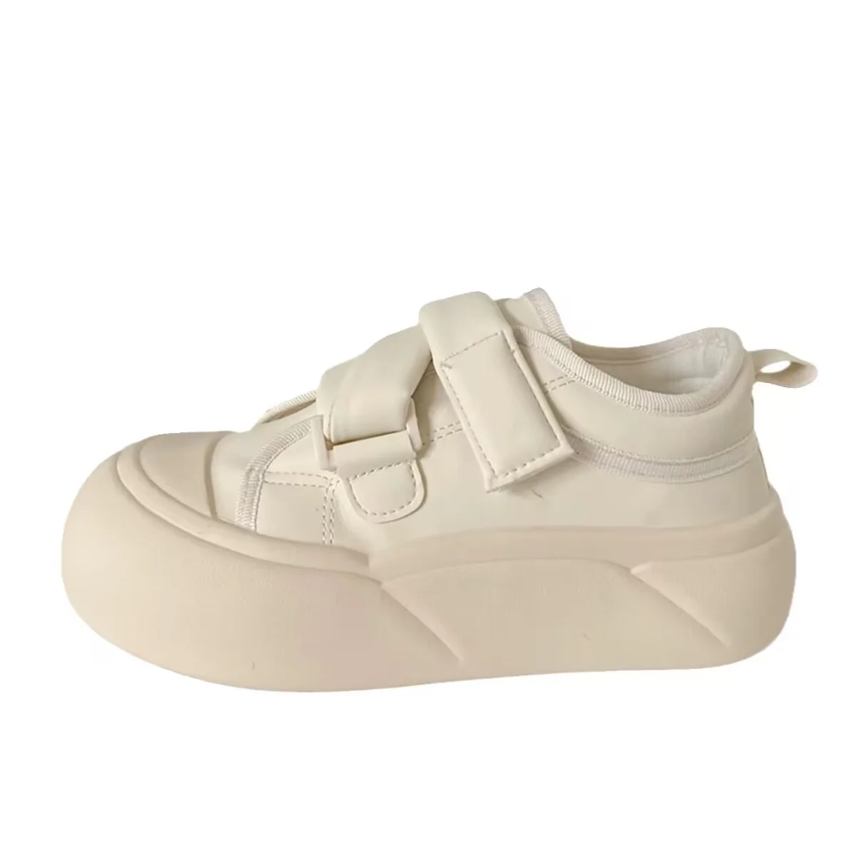 Damen Sneaker mit verstellbarem Klettverschluss und dicker Sohle Heidi Mode - Image 5