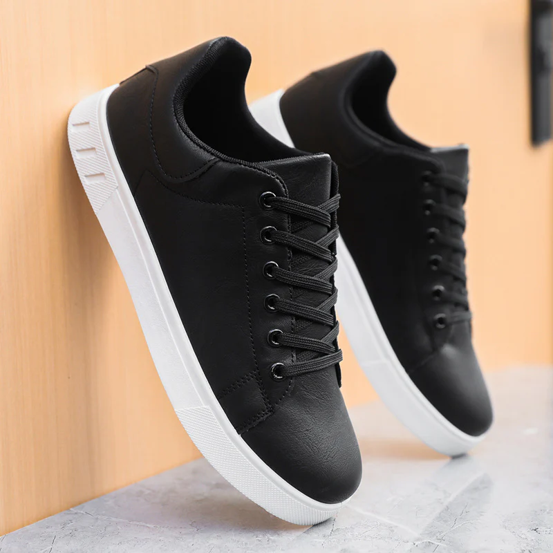 Damen Sneakers aus hochwertigem Kunstleder mit rutschfester Sohle Heidi Mode - Image 4