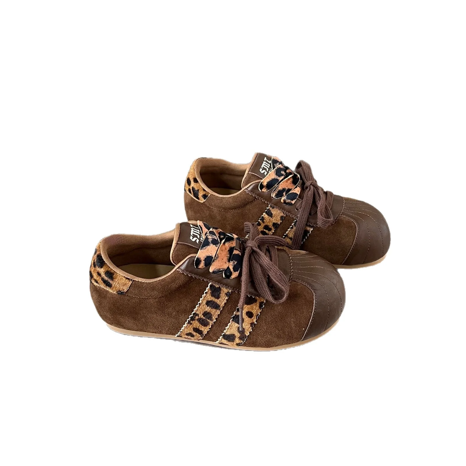 Damen Sneakers im angesagten Tierdruck-Design mit hochwertigem Wildleder und robustem Gummifußbett Heidi Mode - Image 5