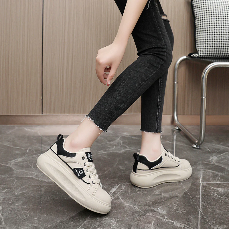 Damen Sneakers im klassischen Stil mit dämpfendem Sohlenprofil Heidi Mode - Image 3