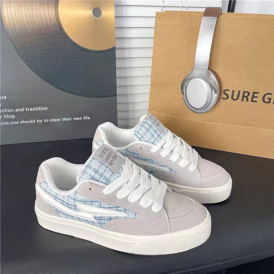 Damen Sneakers im lässigen Retro-Design mit atmungsaktiver Mesh-Oberfläche und dämpfender Sohle Heidi Mode - Image 2