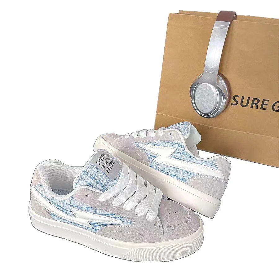 Damen Sneakers im lässigen Retro-Design mit atmungsaktiver Mesh-Oberfläche und dämpfender Sohle Heidi Mode - Image 5