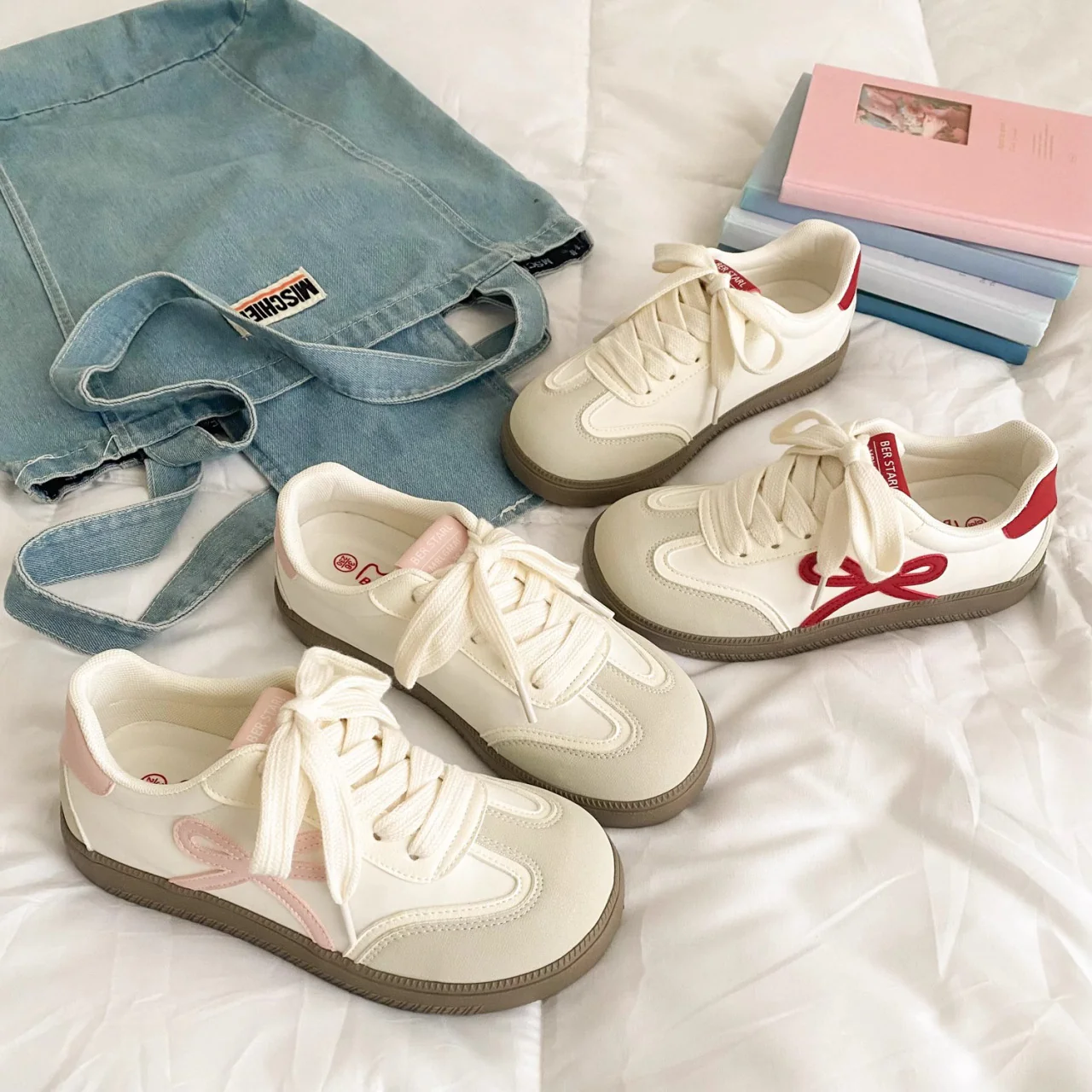 Damen Sneakers im lässigen Retro-Design mit sportlicher Sohle Heidi Mode - Image 2