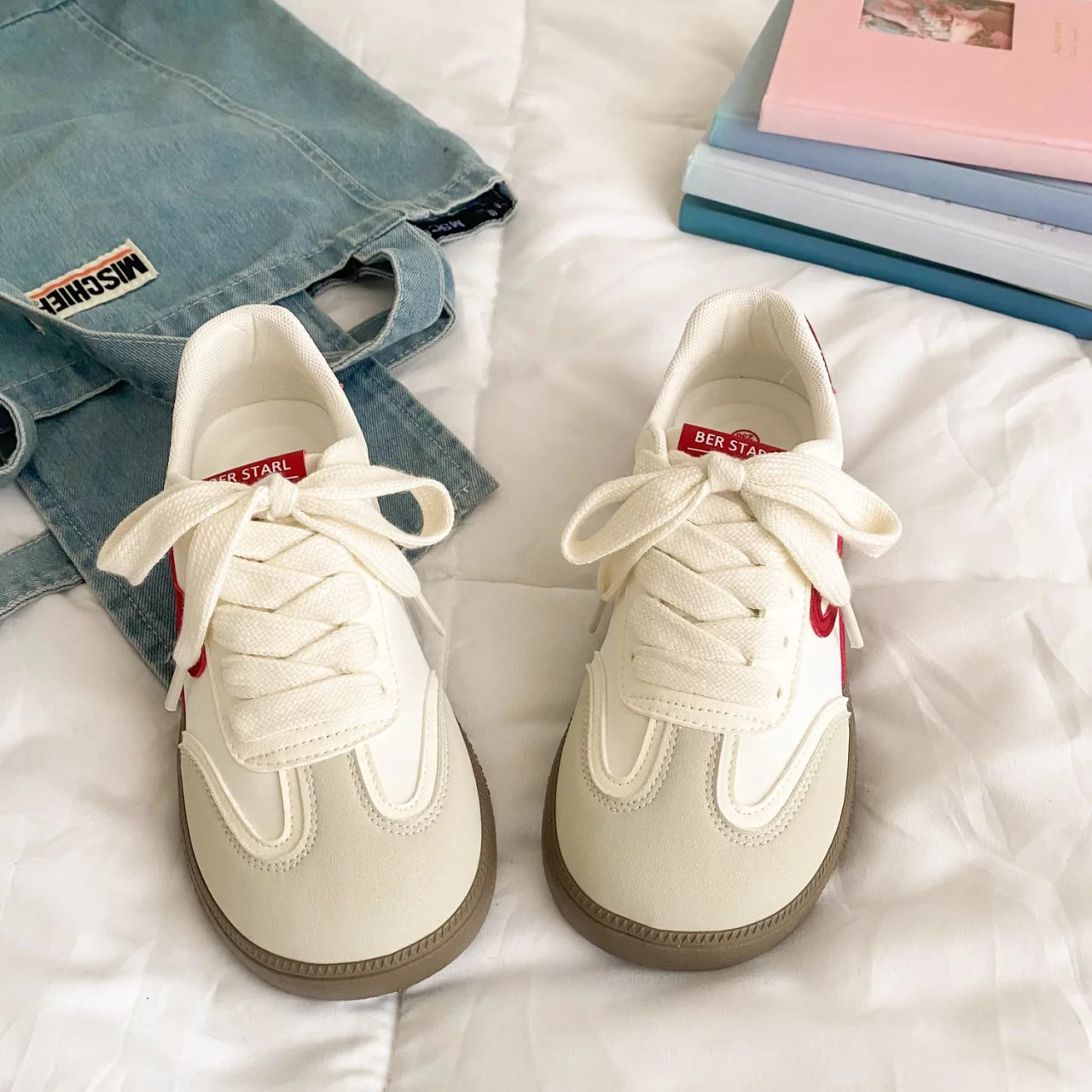 Damen Sneakers im lässigen Retro-Design mit sportlicher Sohle Heidi Mode - Image 4