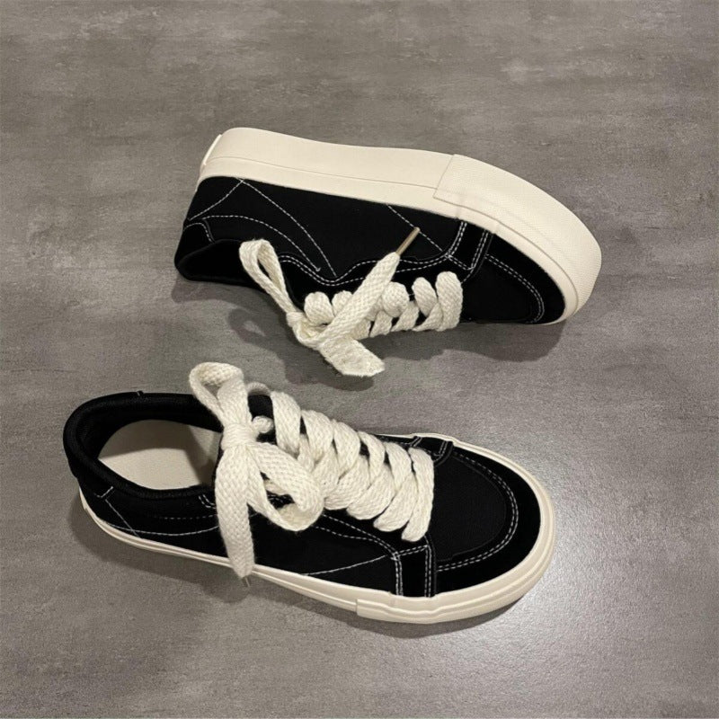 Damen Sneakers im lässigen Skater-Design mit dicker Laufsohle Heidi Mode - Image 3