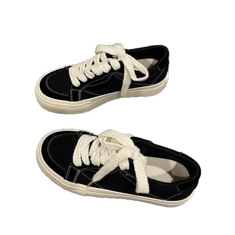 Damen Sneakers im lässigen Skater-Design mit dicker Laufsohle Heidi Mode - Image 5