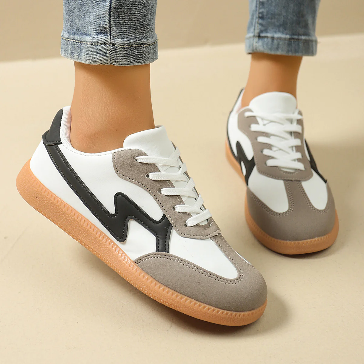 Damen Sneakers im modernen Design mit innovativer Profilsohle Heidi Mode - Image 3