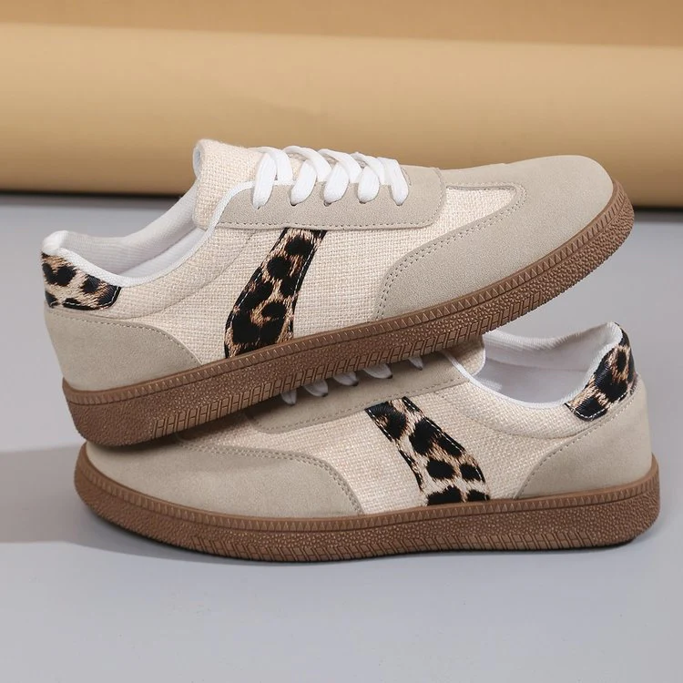 Damen Sneakers im modernen Leopard-Design mit atmungsaktiver Konstruktion Heidi Mode - Image 2