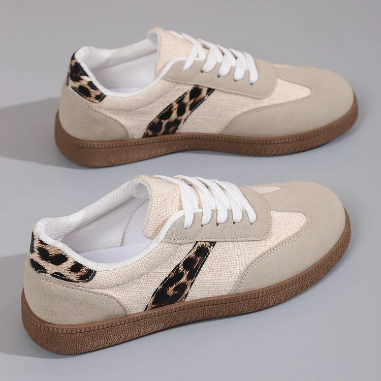 Damen Sneakers im modernen Leopard-Design mit atmungsaktiver Konstruktion Heidi Mode - Image 4