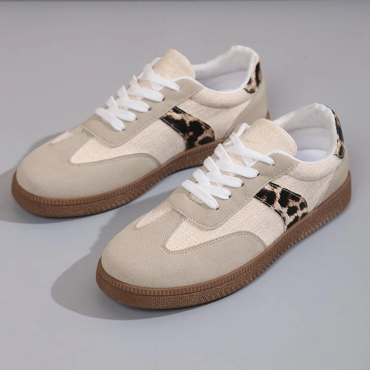 Damen Sneakers im modernen Leopard-Design mit atmungsaktiver Konstruktion Heidi Mode - Image 6