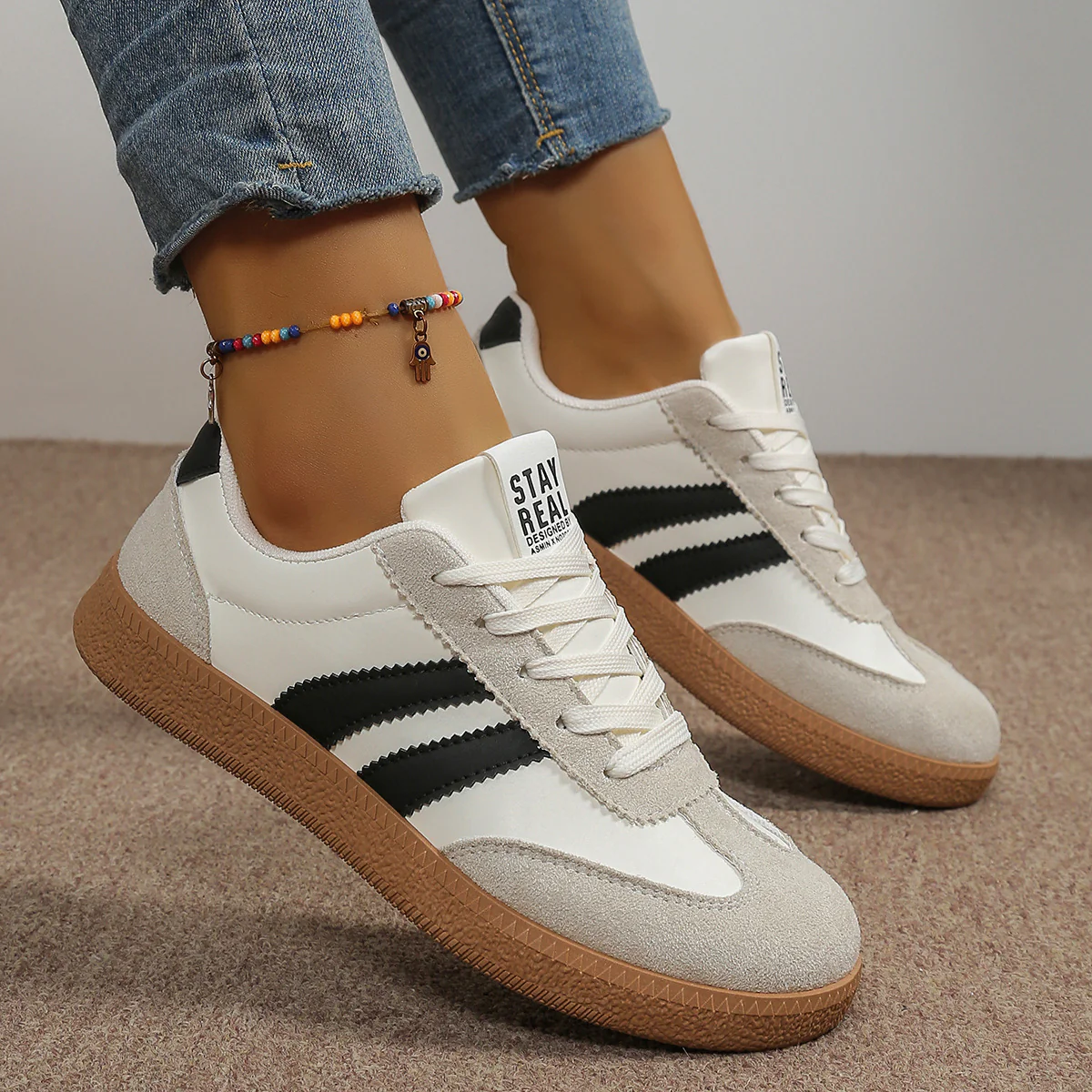 Damen Sneakers im modernen Sportdesign mit bequemer Dämpfung Heidi Mode - Image 2