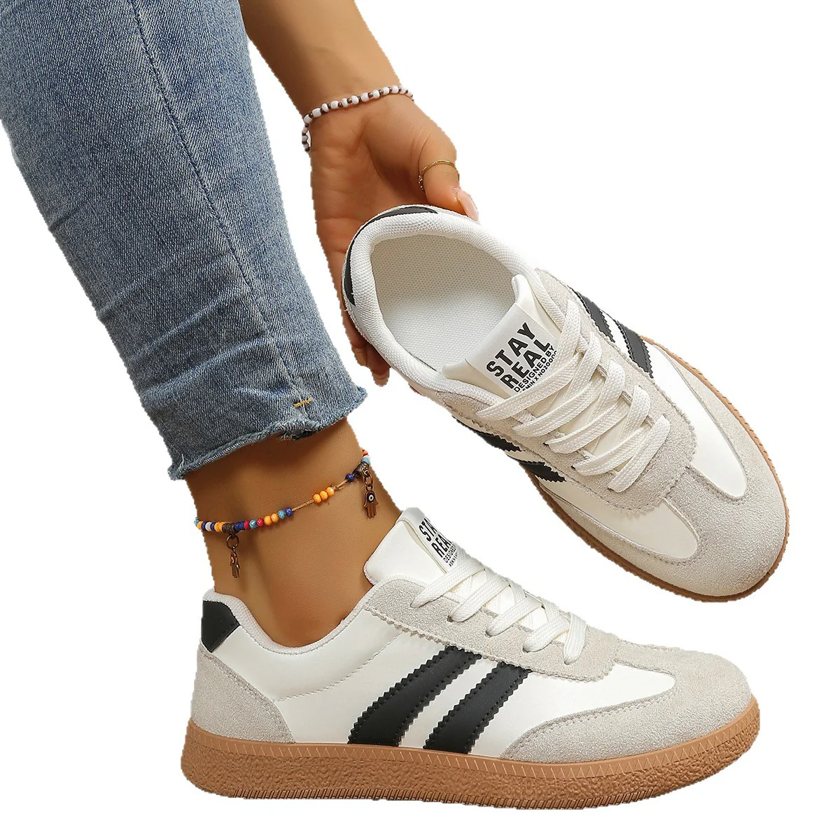 Damen Sneakers im modernen Sportdesign mit bequemer Dämpfung Heidi Mode - Image 5
