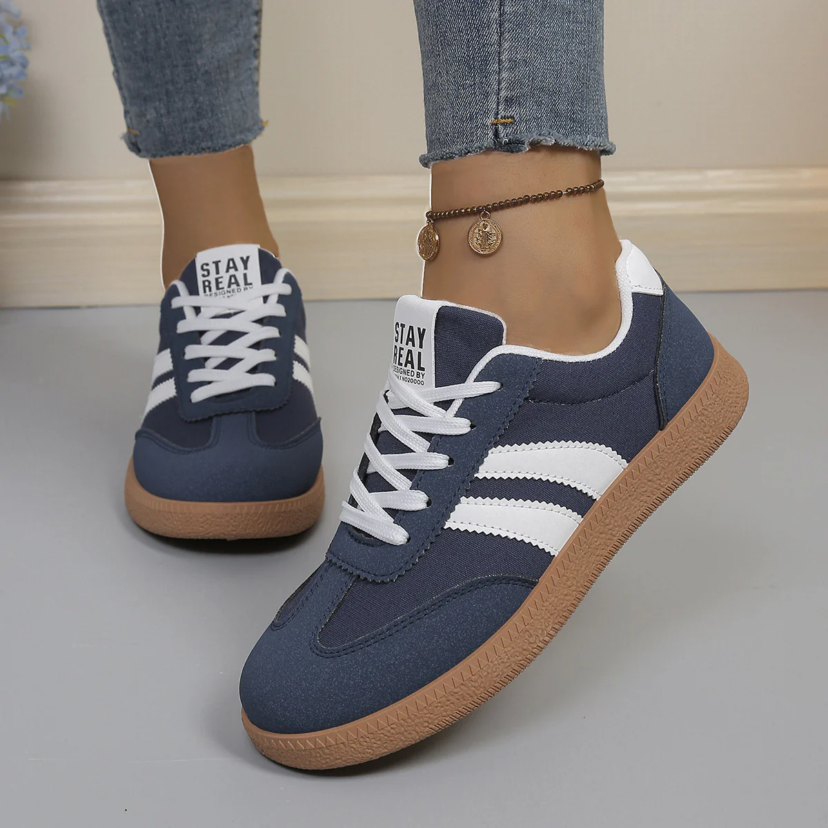 Damen Sneakers im modernen Sportdesign mit bequemer Dämpfung Heidi Mode - Image 6