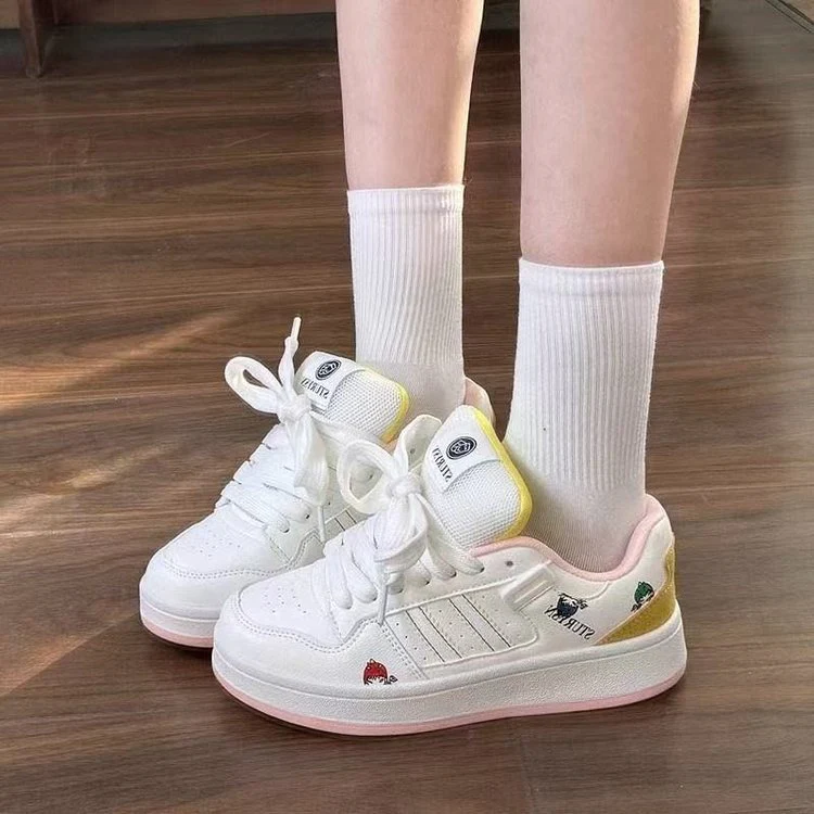 Damen Sneakers im modernen Sportdesign mit farbigen Applikationen Heidi Mode - Image 2