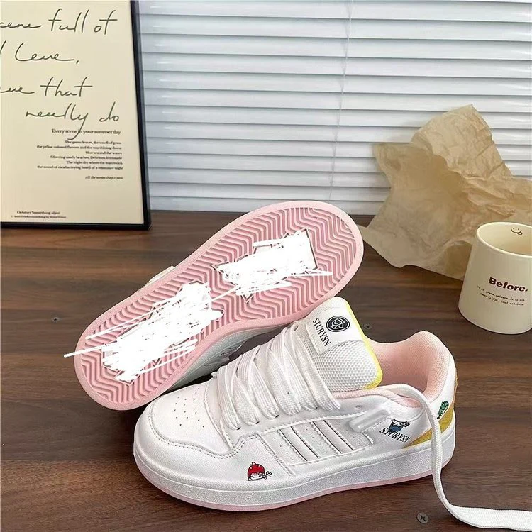 Damen Sneakers im modernen Sportdesign mit farbigen Applikationen Heidi Mode - Image 5