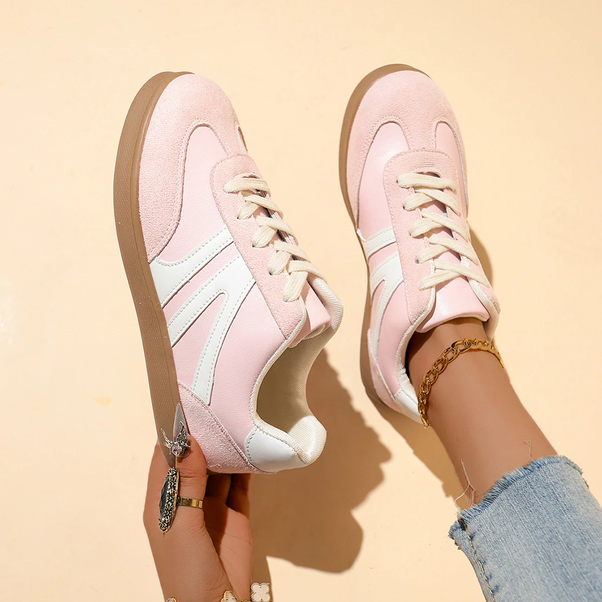 Damen Sneakers im modernen Sportschnitt mit innovativer Sohle Heidi Mode - Image 4