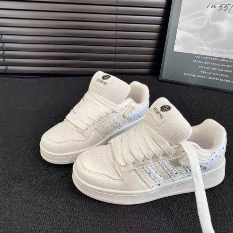 Damen Sneakers im modischen Retro-Stil mit strahlenden Akzenten Heidi Mode - Image 4