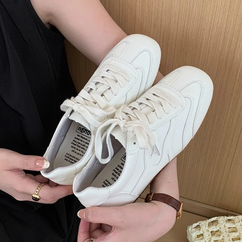 Damen Sneakers im Retro-Design mit atmungsaktivem Obermaterial und robustem Profil Heidi Mode - Image 7