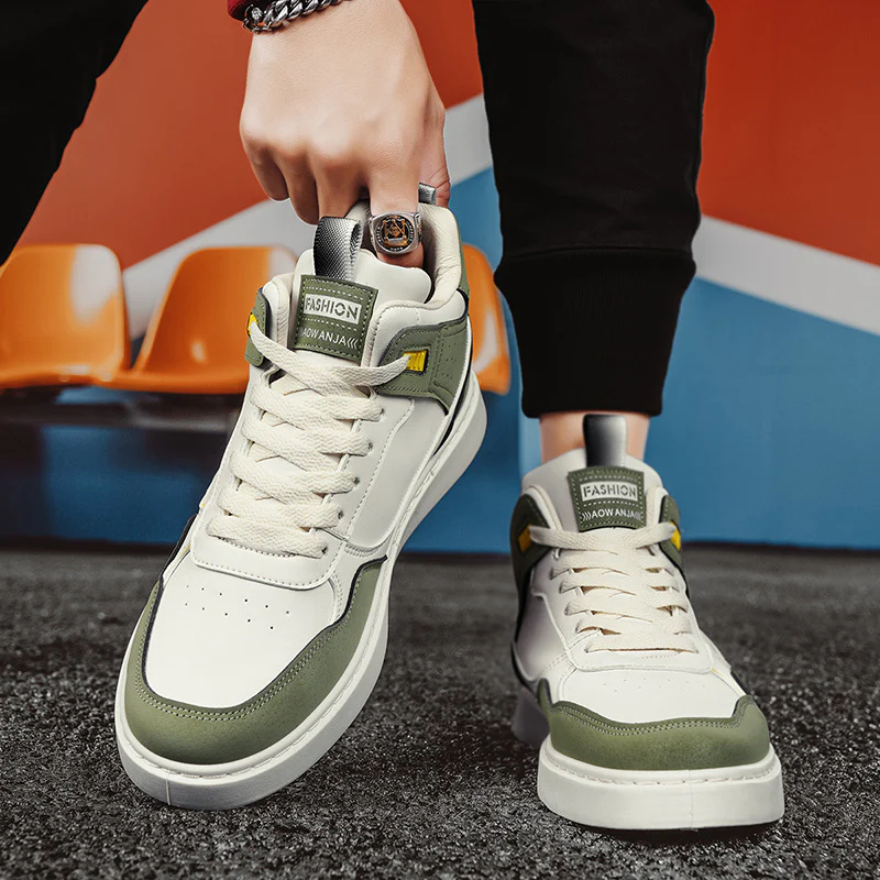 Damen Sneakers im sportiven High-Top Design mit gepolsterter Knöchelstütze Heidi Mode - Image 3