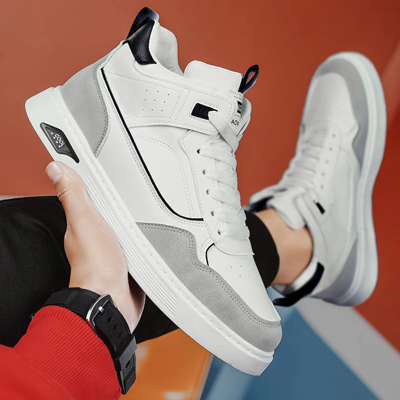 Damen Sneakers im sportiven High-Top Design mit gepolsterter Knöchelstütze Heidi Mode - Image 4